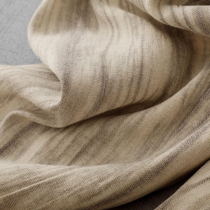 Buddha Stones Casual Tie-Dye Striped Design Drawstring Women's Cotton Wide Leg Pants With Pockets