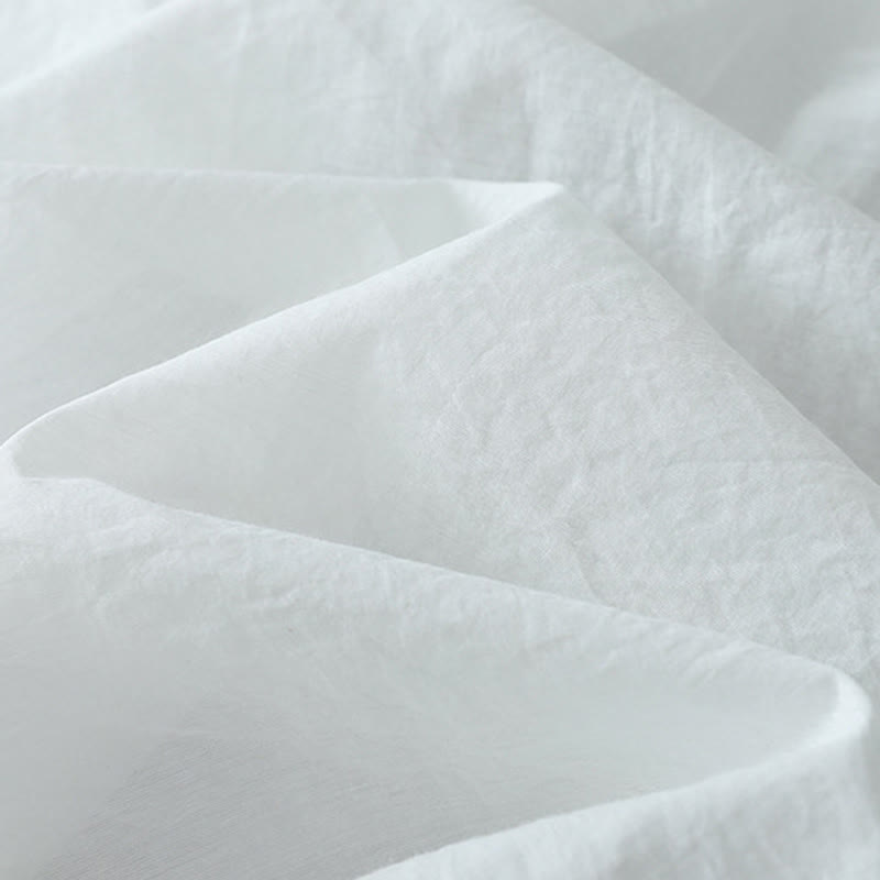 Buddha Stones Beads Crew Neck Design Cotton Short Sleeve Women's Shirt