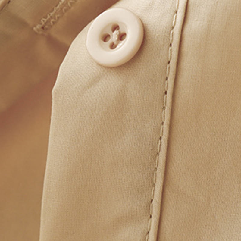 Buddha Stones 2pcs Women's Three-quarter Sleeve Shirt Harem Pants Meditation Clothing Set