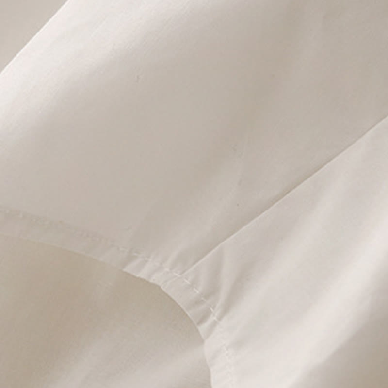 Buddha Stones 2pcs Women's Three-quarter Sleeve Shirt Harem Pants Meditation Clothing Set