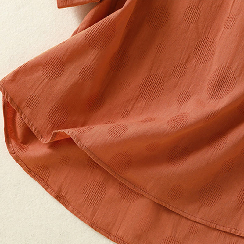 Buddha Stones 2pcs Plain Women's Short Sleeve Shirt Harem Pants Meditation Clothing Set