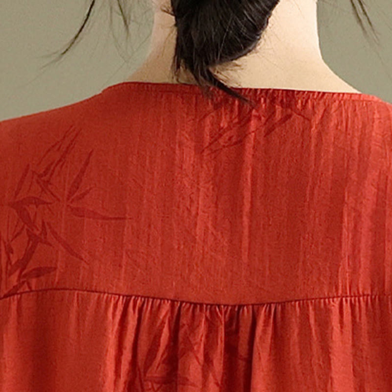 Buddha Stones 2pcs Casual Women's Short Sleeve Shirt Harem Pants Meditation Clothing Set