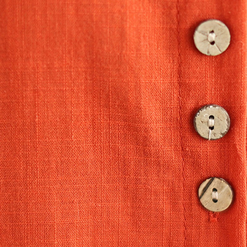 Buddha Stones 2pcs Casual Women's Stand Collar Shirt Loose Pants Meditation Clothing Set