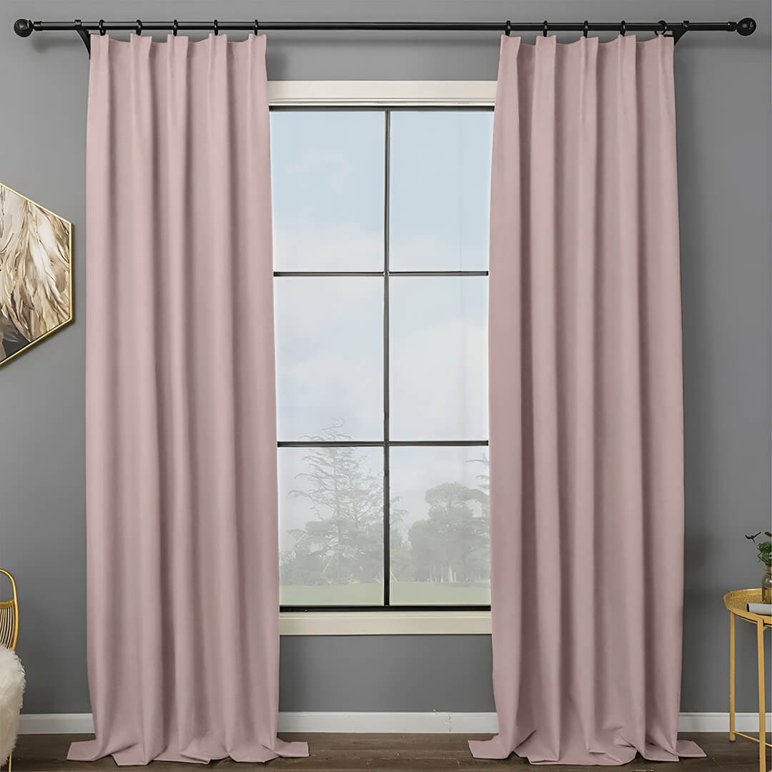 Lynn LuxuraTherm 100% Blackout Linen Curtains