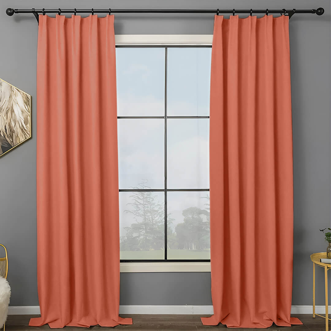 Lynn LuxuraTherm 100% Blackout Linen Curtains