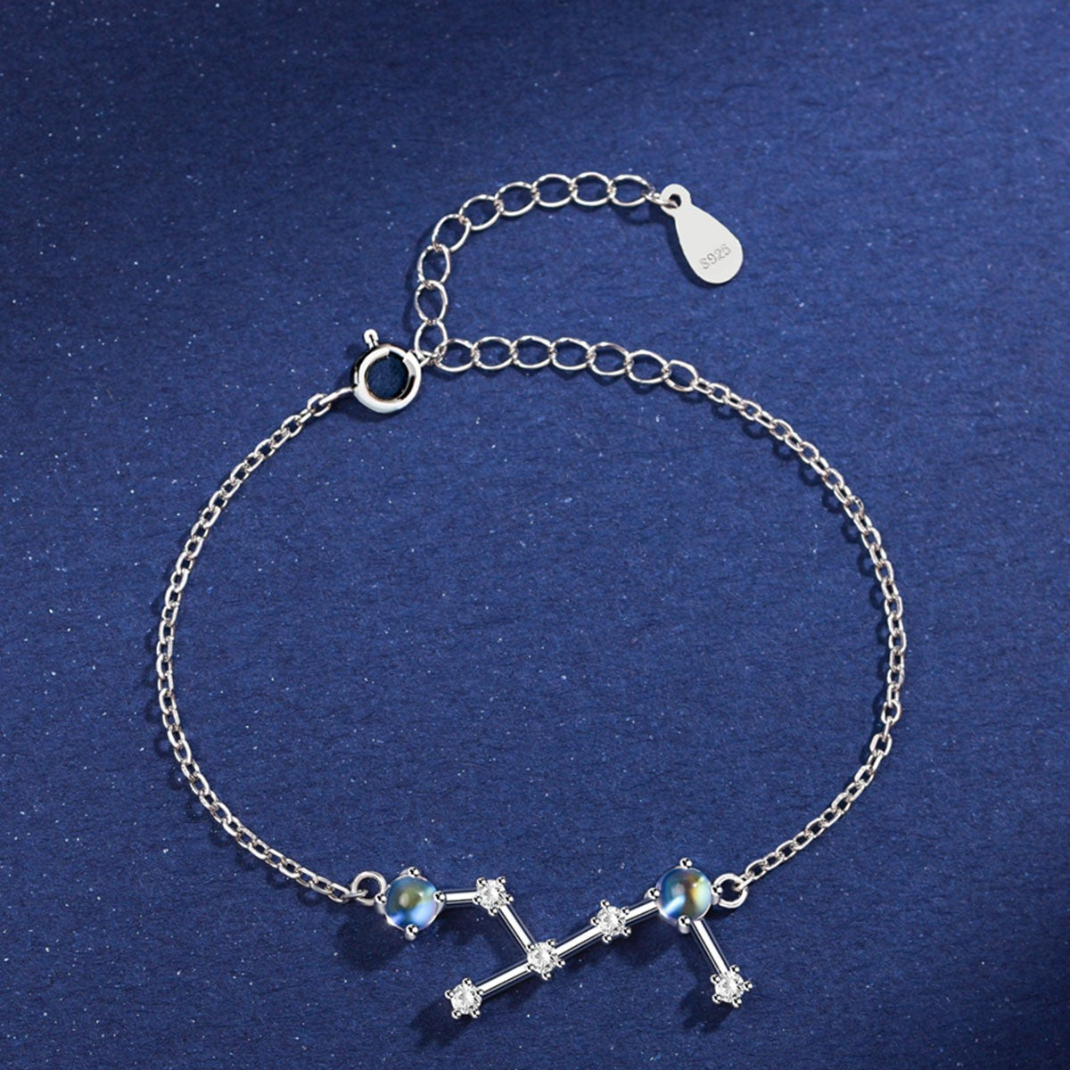 Lunar Grace Moonstone Zodiac Bracelet