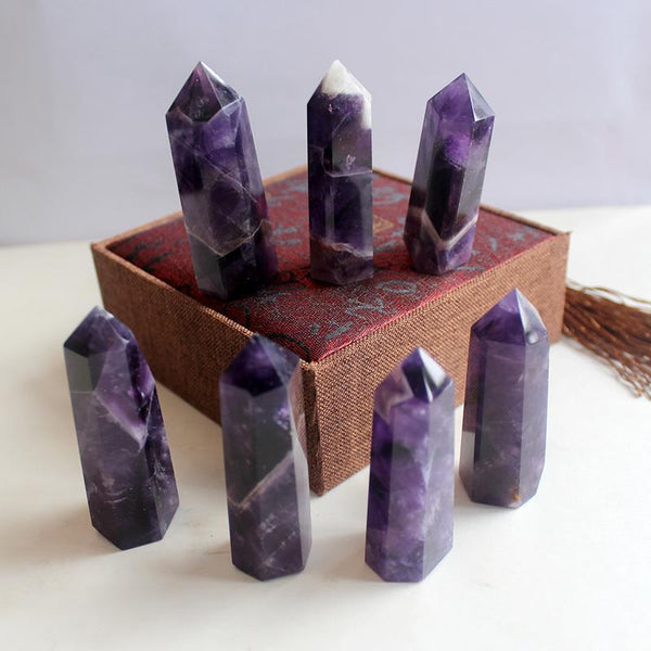 CelestiMind – Amethyst Chakra Wand for Crown Activation & Spiritual Clarity