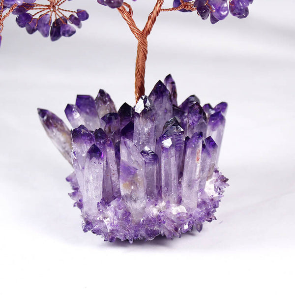 Tranquil Bloom – Amethyst Tree of Life for Calm & Spiritual Balance