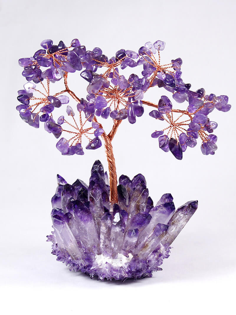Tranquil Bloom – Amethyst Tree of Life for Calm & Spiritual Balance