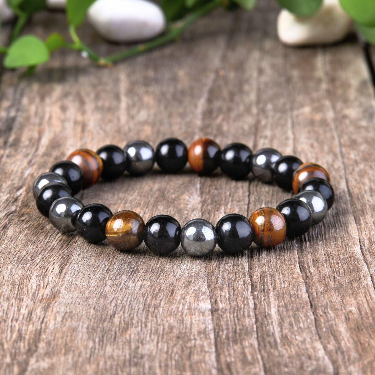 Trinity Guardian Stone Bracelet - 3-in-1 Energy Shield & Spiritual Armor